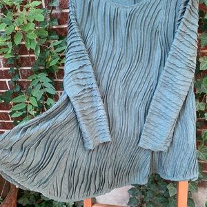 TOOFAN Swing tunic  XL.  Light green aqua